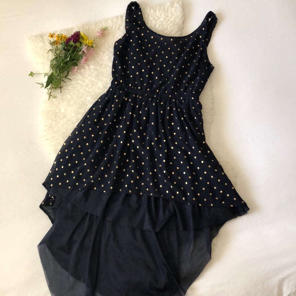 Golden apple hi-low dress 🍎